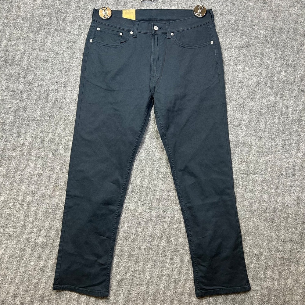 Levi's 505 Regular Fit Jeans Mens 34X32 Blue New Straight Leg Stretch 005051001
